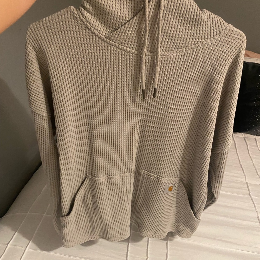 Carhartt waffle knit sweatshirt